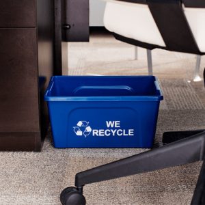 office recycling bin