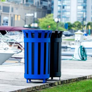 This multifaceted Outdoor Waste Receptacle offers quality containers devised to complement any outdoor space while promoting smart refuse collection.